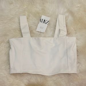Zara Cropped Tank Top